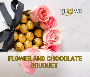 Flower and Chocolate Bouquet