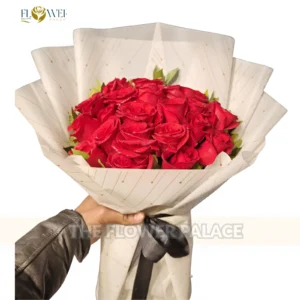 Quarter Century Love - 25 Premium Red Roses Bouquet