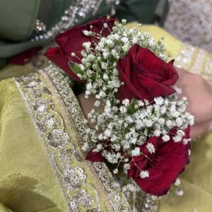 Red Rose and Baby's Breath Gajray