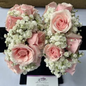 Light Pink Rose and Baby's Breath Gajray
