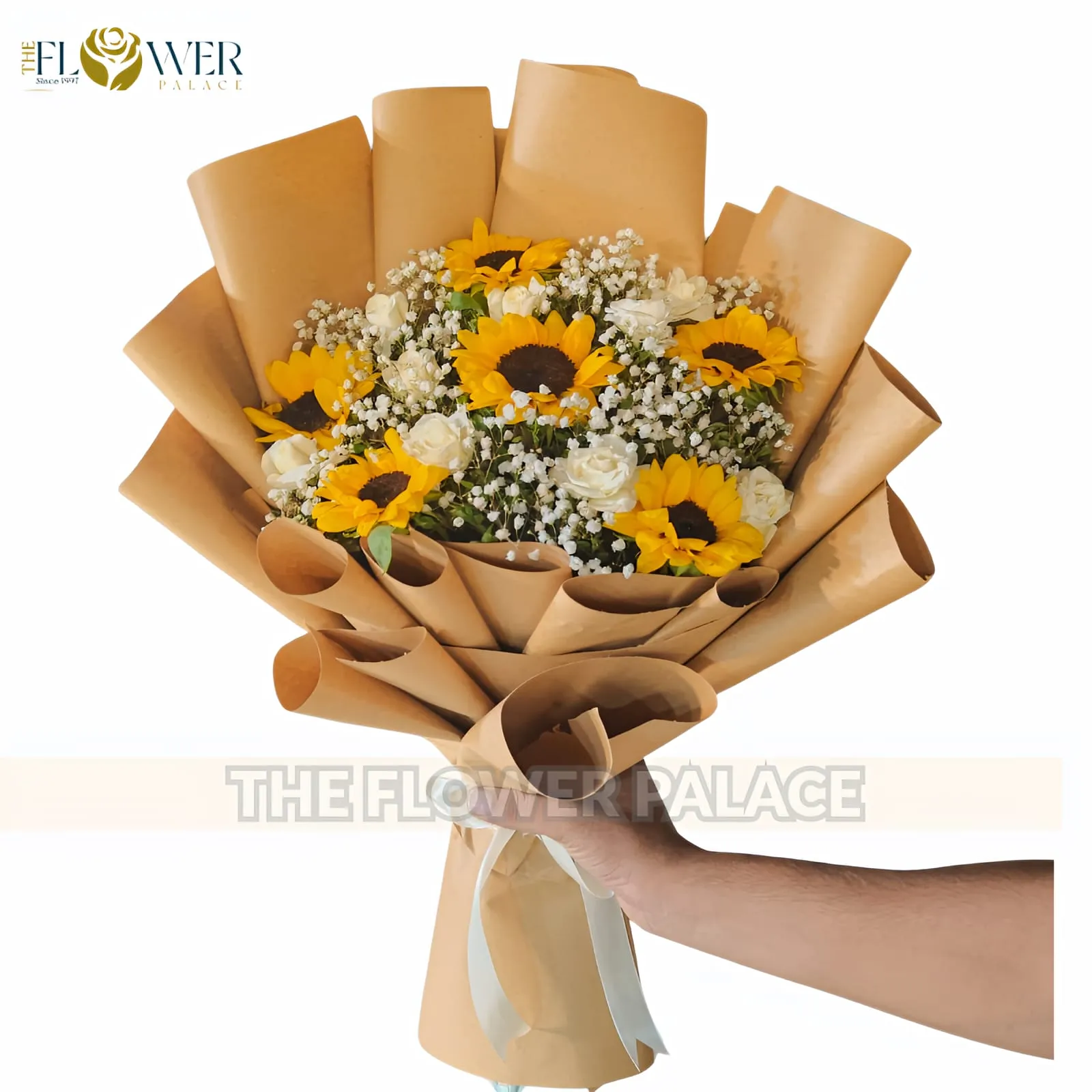 Sun-Kissed Signature - Premium Sunflower Bouquet