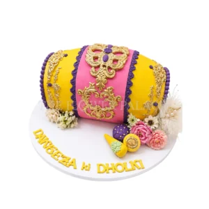 Dholki Drum Theme Cake