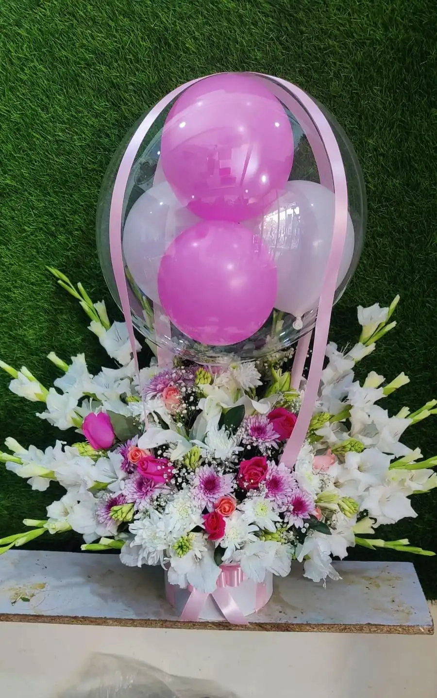 Pink Bubble Bloom Box
