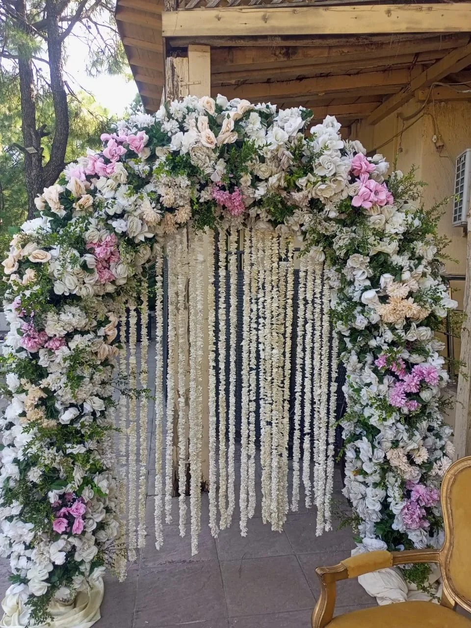 Pastel Floral Entrance Arch